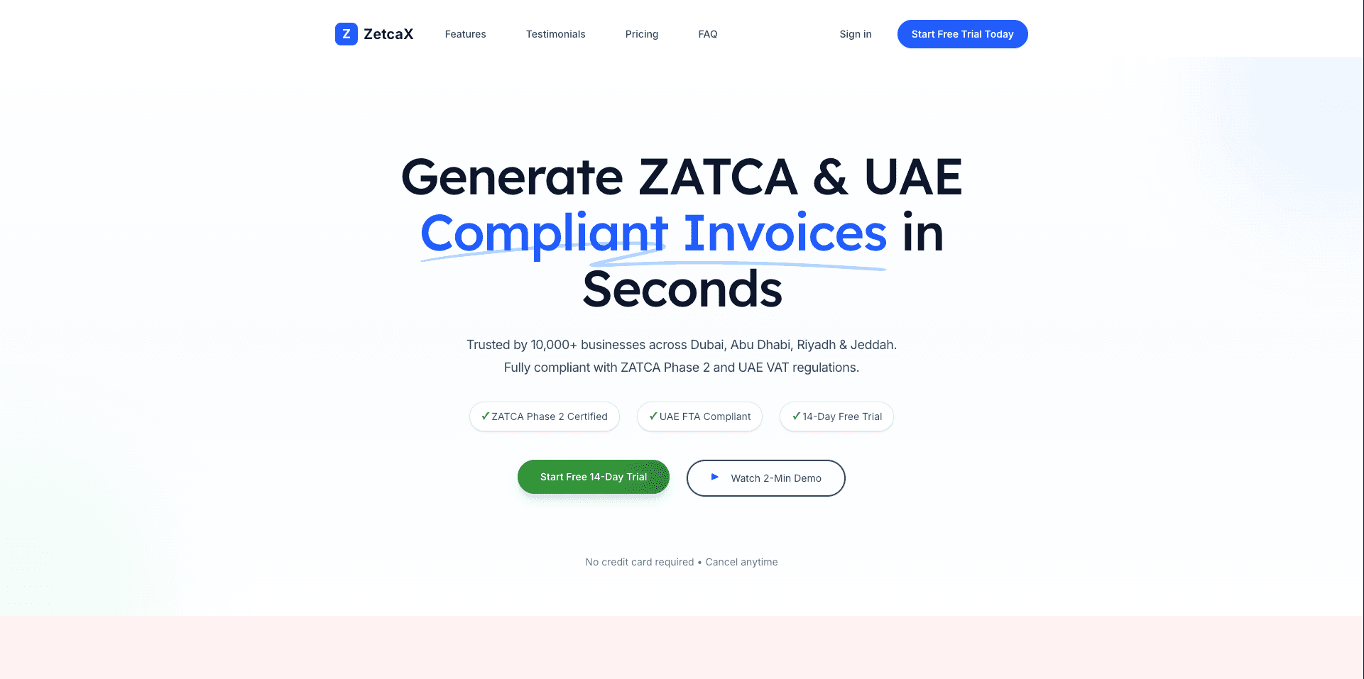 ZatcaX – Invoicing SaaS Platform