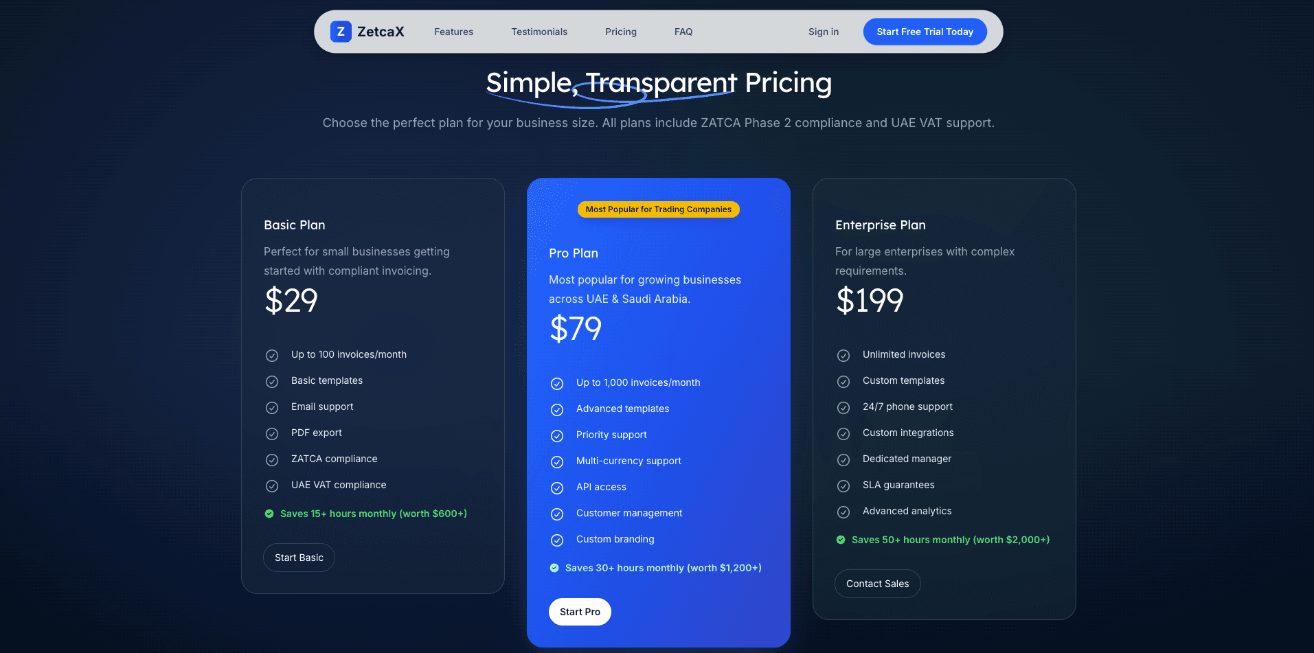 ZatcaX – Invoicing SaaS Platform screenshot 3