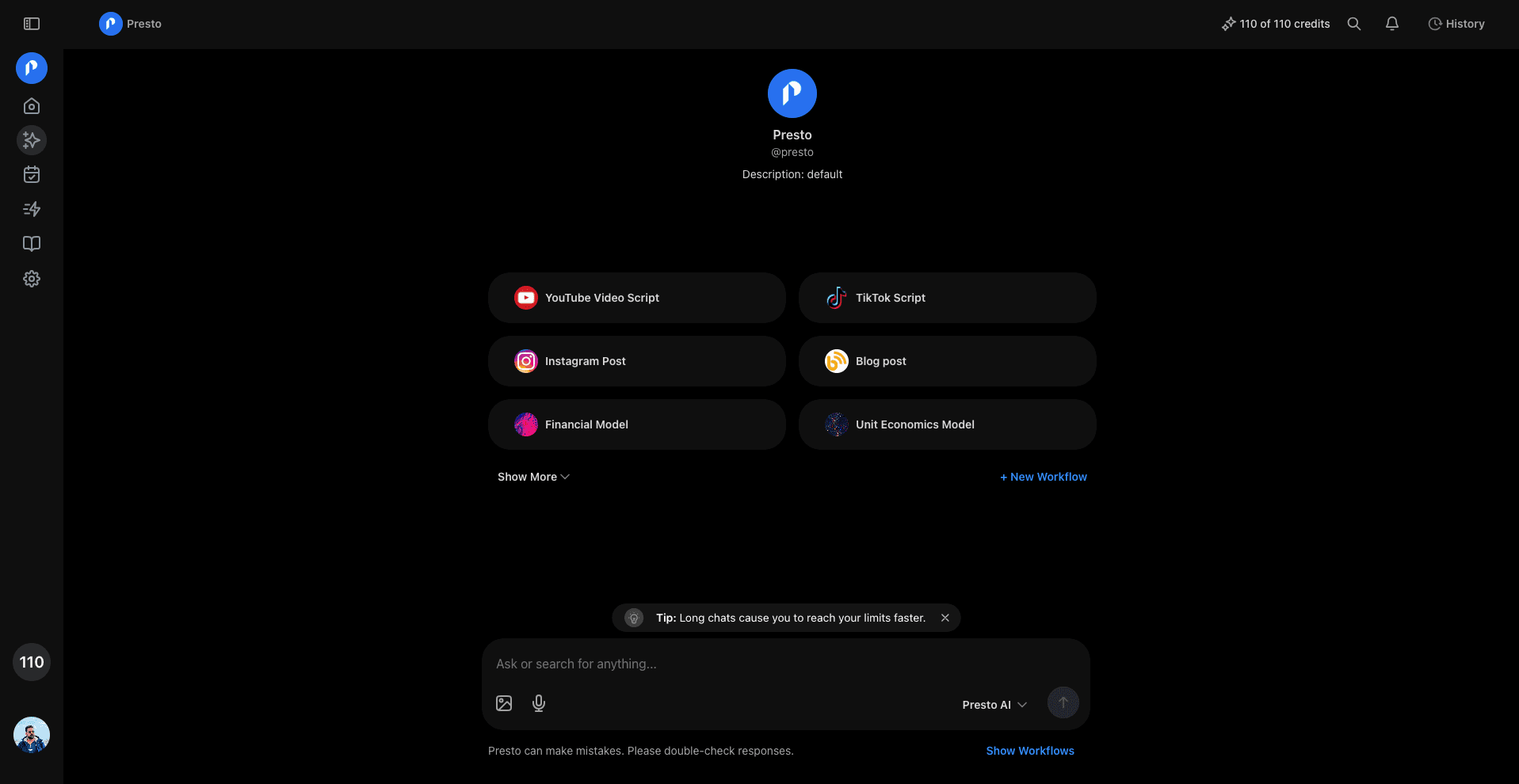 Presto – AI Collaboration Platform